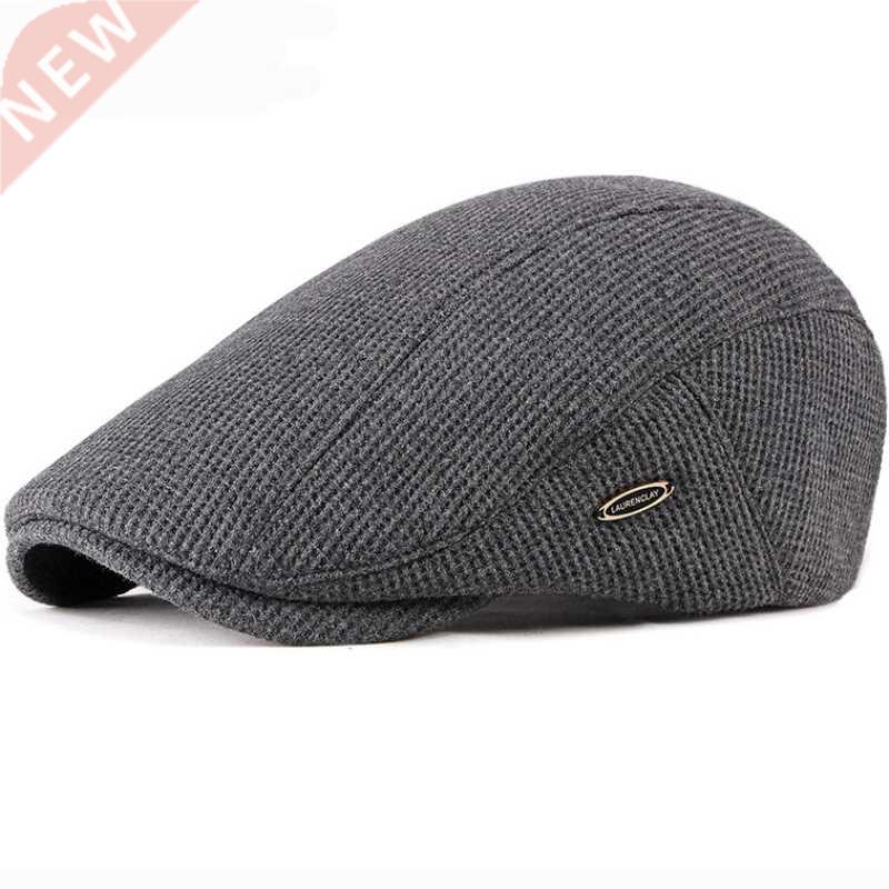 HT2646 Beret Cap New Autumn Winter Hat Caps for Men Women Ad