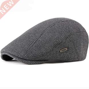 HT2646 Beret Cap New Autumn Winter Hat Caps for Men Women Ad