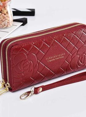 Women's wallet New Phone Purses Big Female Purse Leather Bra