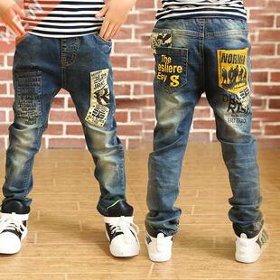 Newest Spring and Autumn Children's trousers,Kids baby Lett