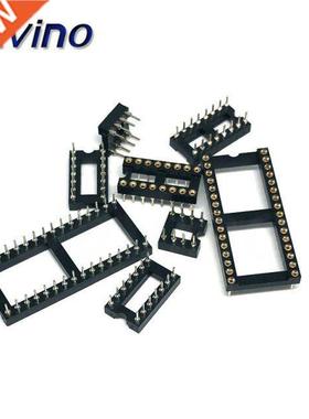 10PCS/lot IC Sockets DIP6 DIP8 DIP14 DIP16 DIP18 DIP20 DIP28