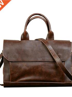 Briefcases Men Messenger Bags Brown Luxury Business Briefcas