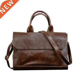 Briefcases Men Messenger Bags Brown Luxury Business Briefcas