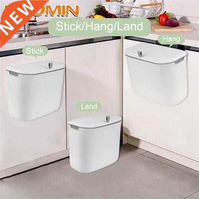 HOOMIN With Lid Waste Bin For Kitchens Garbage Cans Kitchen