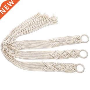 Macrame Plant Hanger Set Of 3 Indoor Wall Hanging Planter Ba