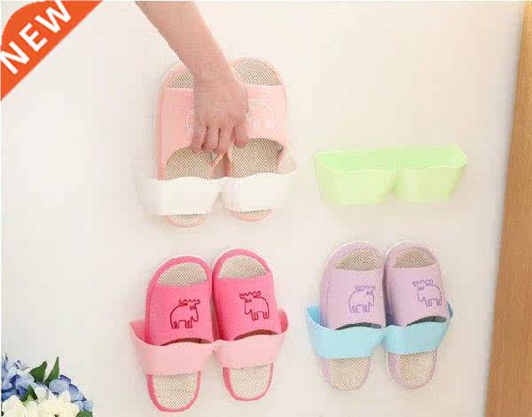 1PC Living Room Bathroom Wall Suction Creative Shoe Hanger