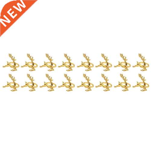Napkin Rings,Gold Elk Chic Napkin Rings For Place Settings,W