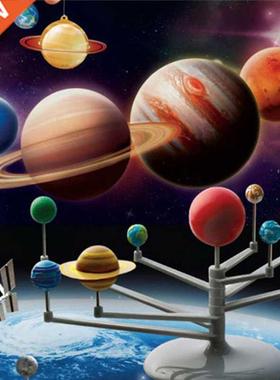Solar System Model Nine Planets Kit Astronomy Painting Mode