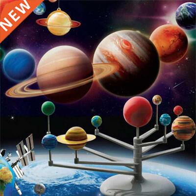 Solar System Model Nine Planets Kit Astronomy Painting Mode