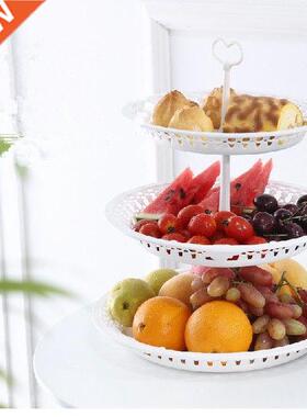 1PC Round Fruit Cake Plate Nordic Style Pure Color New
