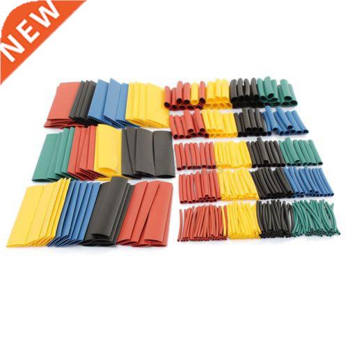 328Pcs Car Cable Shrink Tube Tubing Wrap Wire Sleeve Kit