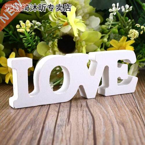 Woody Letters Wood Romantic English Alphabet 