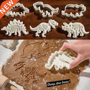 3 Pcs/set Dinosaur Biscuit Cookie Cutter Sugarcraft Mold
