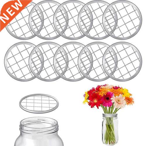 10Pcs Mason Jar Frog Lid Inserts For Fixing Flower