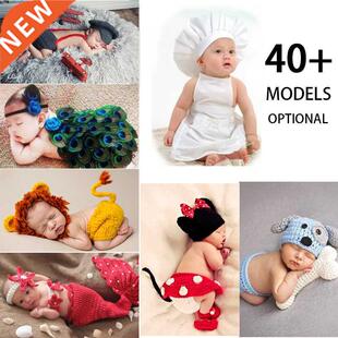 Crothet Newborn Photography Props Knitted Photography Access