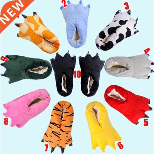 Children Cartoon Unicorn Tiger Paw Winter Warm Animal Claw I