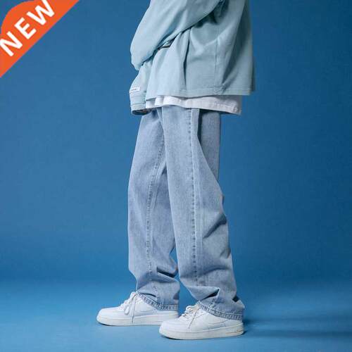 Spring Wide-leg Jeans en's Fashion Casual Korean Jeans en