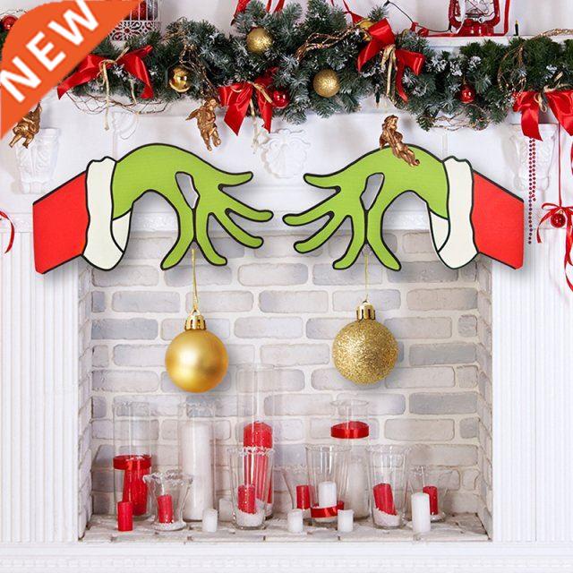 Christmas Decoration Christmas Wooden Door Hanging House Num