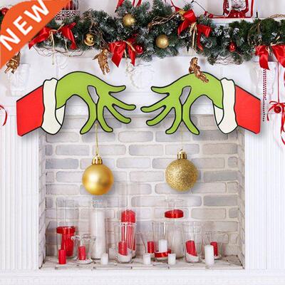 Christmas Decoration Christmas Wooden Door Hanging House Num