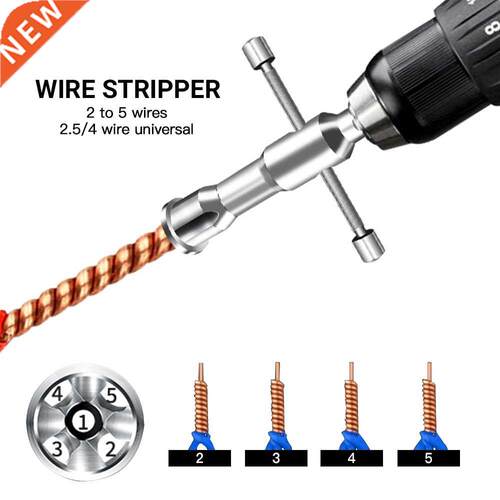 Automatic Wire Stripper Twisted Wire Tool Cable Peeling Twis