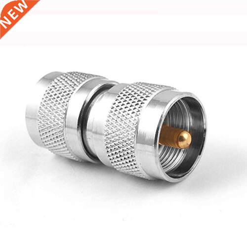 UHF Male to Male M/M Coaxal Cable RF Connector Adapter Stra