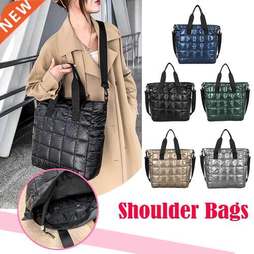 Women Fashion Diaper Bags Nylon Cotton Padded Quilted