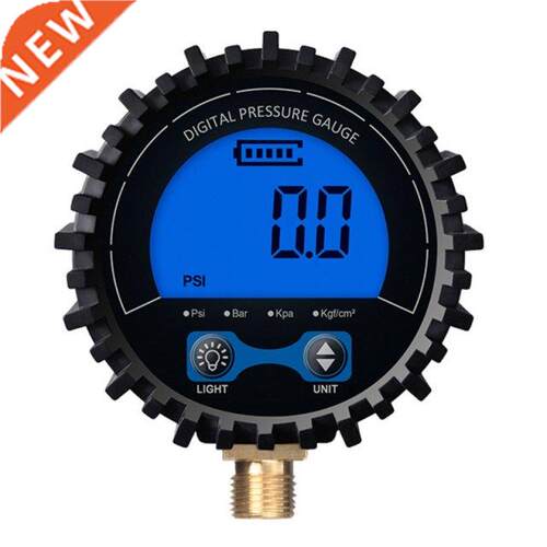 Dial Size Digital Air Pressure Gauge w/ 1/8'' 1/4 M11 NPT B