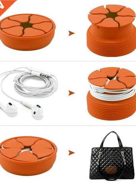 Silicone Cable Organizer For Earphones Digital Cables Portab