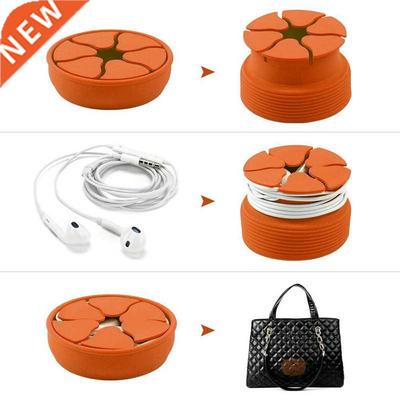 Silicone Cable Organizer For Earphones Digital Cables Portab