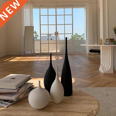 NEW Modern Ceramic Zen Vase Hand-drawing with Anti-skid Pad