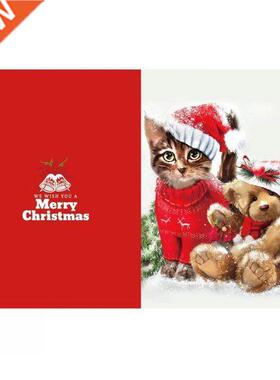 5D  Diamond Painting Christmas Greeting Cards Cross Stitc