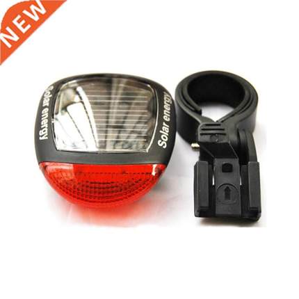 Bike Solar Energy Light Rechargeable LED Seatpost Lamp Bicyc