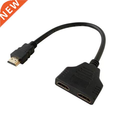 1PC HDMI-compatible 2 Dual Port Y Splitter HD 1080P V1.4 Ma