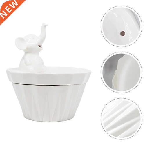 USB Automatic Pet Water Bowl Ceramic Dog Automatic Waterer