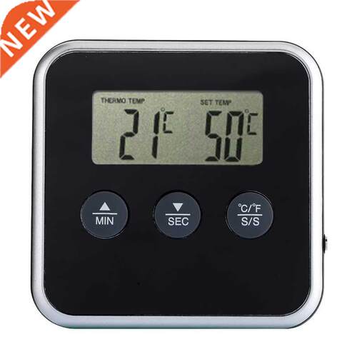 LCD Cooking Remote Proe Meat Oven Q Food Gauge Timer Cook