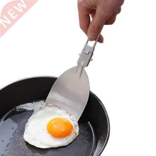 Stainless Steel Folding Spatula Beefsteak Pancake Food Flat