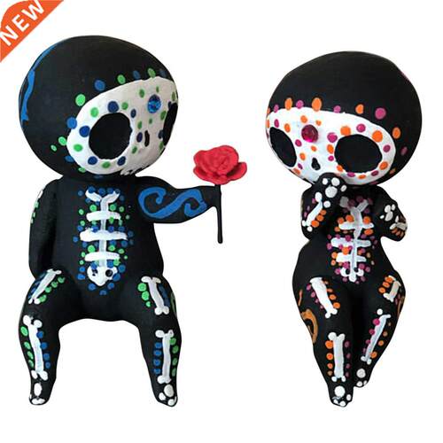 Skeleton Couple Statue Personality Resin Cartoon Character