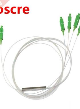 25 PCS/Lot 1X4 PLC SC/APC SM 0.9mm High Quality 1m FTTH Fibe