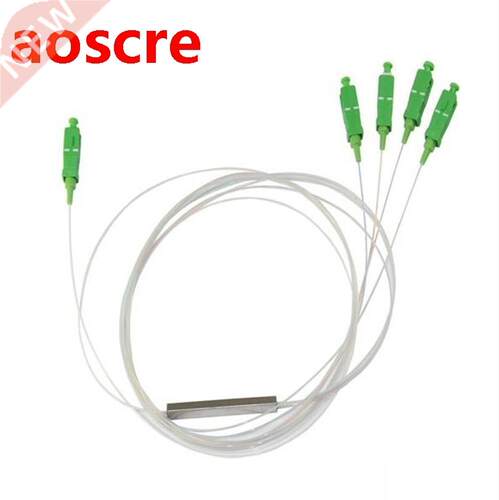 25 PCS/Lot 1X4 PLC SC/APC SM 0.9mm High Quality 1m FTTH Fibe