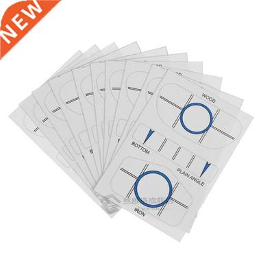 10pcs Golf Impact Tapes Labels Training Aids Recorder Kit fo