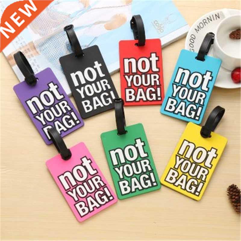 NOT YOUR BAG Travel Accessories Luggage Tag PVC Suitcase ID