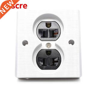 2pcs black High Quality Power US AC Power Receptacle Wall Ou