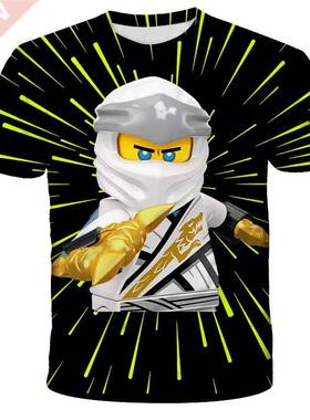 D Boys T-shirts Summer Kids NInjago Shirts T Shirts Cartoon