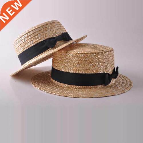 New Fashion Women's Kids Girls Straw Bowler Boater Sun Hat R