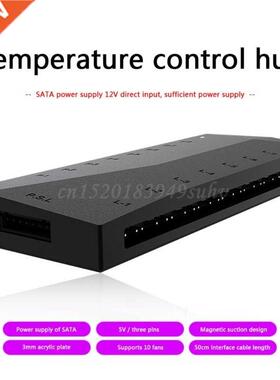 SATA Powered Splitter Hub Fan Controller 5V 3 Pin ARGB PWM P