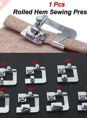 7 Sizes Rolled Hem Pressure Foot Sewing Machine accessories