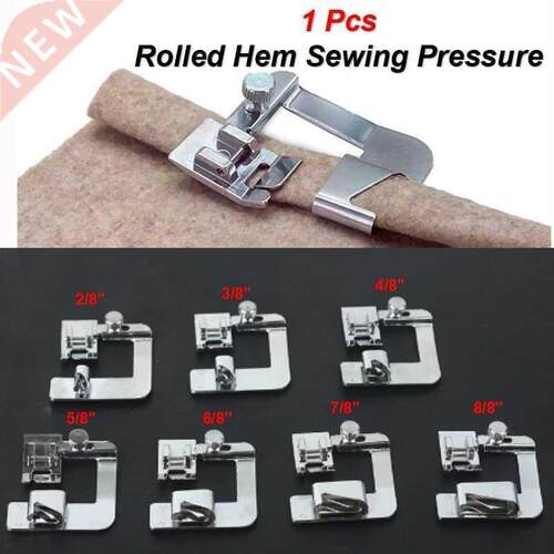 7 Sizes Rolled Hem Pressure Foot Sewing Machine accessories