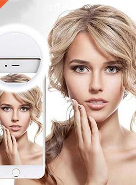 LED Mobile Phone Selfie Light Clip-On Lmp Portble USB Chr