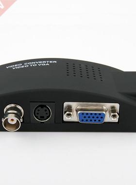 Portable BNC to VGA S-Video Converter Composite S-video Inpu