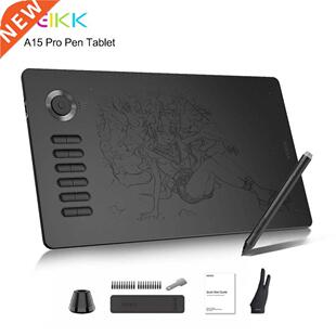 VEIKK A15 Pro Digital Drawing Tablet of 10 x 6 inch graphic